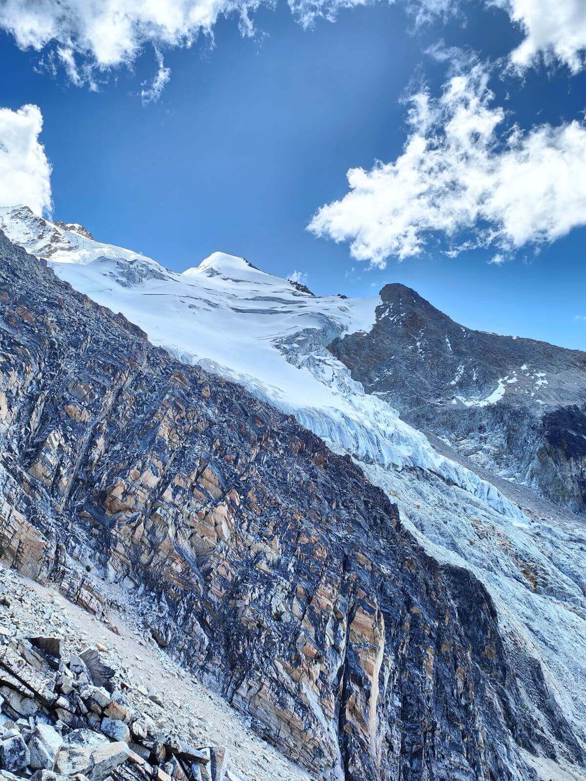 un glacier du Huayna Potosi